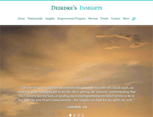 Tablet Screenshot of deirdresinsights.com